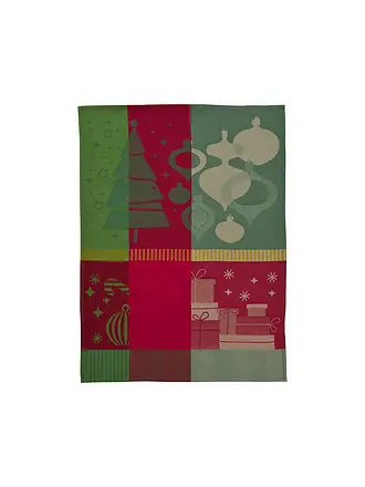 SANDER | Weihnachts Geschirrtuch 50x70cm CHEF HOLIDAYS Red /Green | 